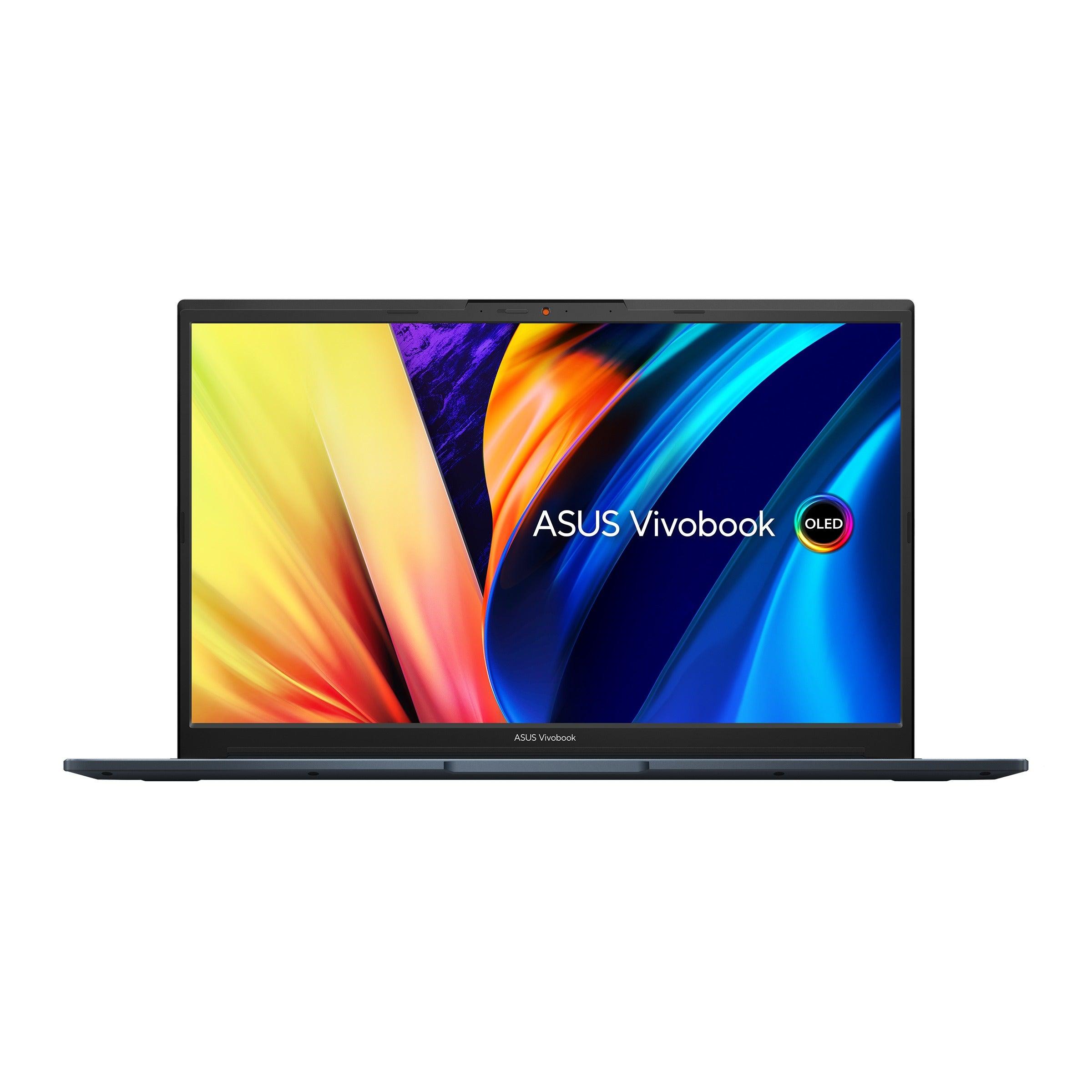 Asus Vivobook Pro 15 OLED K6500ZE-MA141WS 15.6-INCH 2.8K Laptop (Quiet Blue) | 15.6" OLED | i5-12450H | 16GB LPDDR5 | 512GB SSD | RTX™ 3050 Ti | Windows 11 Home | MS Office Home & Student 2021 + ASUS BP1504 Casual Backpack - DataBlitz