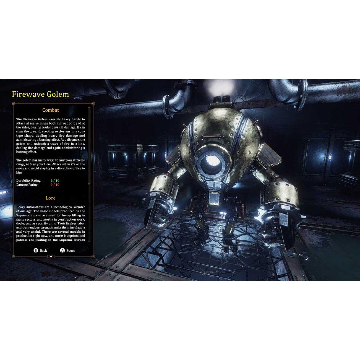 NINTENDO SWITCH VAPORUM STEAMPUNK DUNGEON CRAWLER