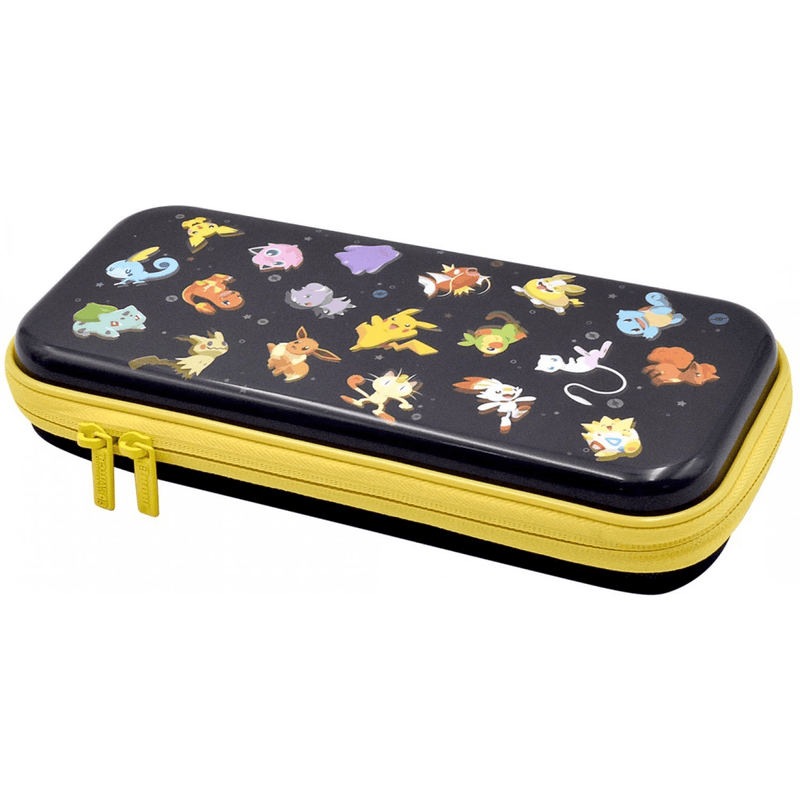 HORI NSW VAULT CASE POKEMON STARS FOR NINTENDO SWITCH/SWITCH LITE (BLACK/YELLOW) (NSW-292A) - DataBlitz