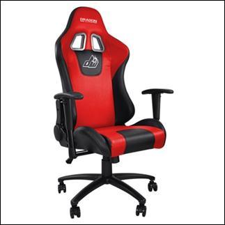 DRAGONWAR PRO-GAMER CHAIR GC-003 (BLACK AND RED) - DataBlitz