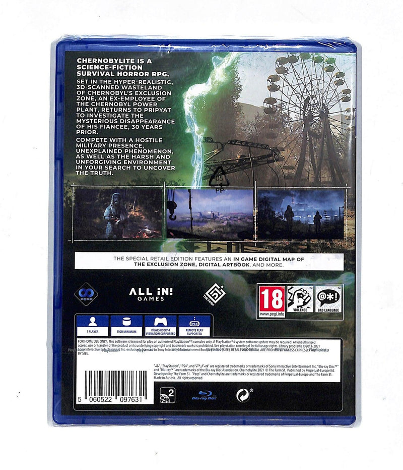 Jeu vidéo - PERP GAMES - Chernobylite PS5 - Aventure - Blu-Ray - 18+ - Jeux vidéo Jeu vidéo - PERP GAMES - Chernobylite PS5 - Aventure - Blu-Ray - 18+ - Jeux vidéo
