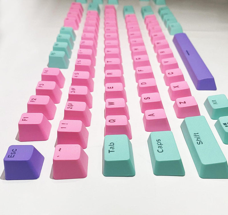 104 Doubleshot OEM PBT Keycaps (Miami Nights) - DataBlitz