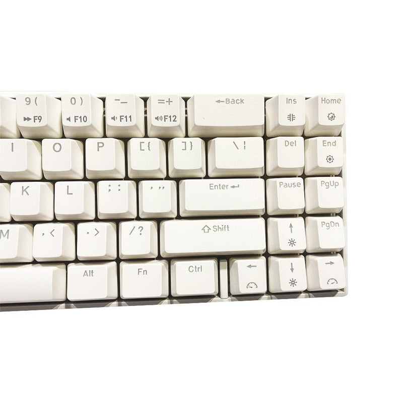 ROYAL KLUDGE RK71 DUAL-MODE RGB 71 KEYS HOT SWAPPABLE MECHANICAL KEYBOARD WHITE (BROWN SWITCH) - DataBlitz