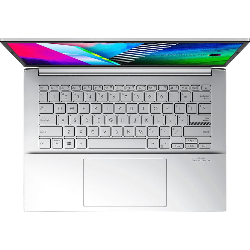 ASUS VIVOBOOK PRO 14 OLED M3401QA-KM050W LAPTOP (COOL SILVER) | 14" 2.8K | RYZEN™ 5 5600H | 8GB DDR4 | 512GB SSD | AMD RADEON | WIN11 + FREE ASUS NEREUS BACKPACK - DataBlitz