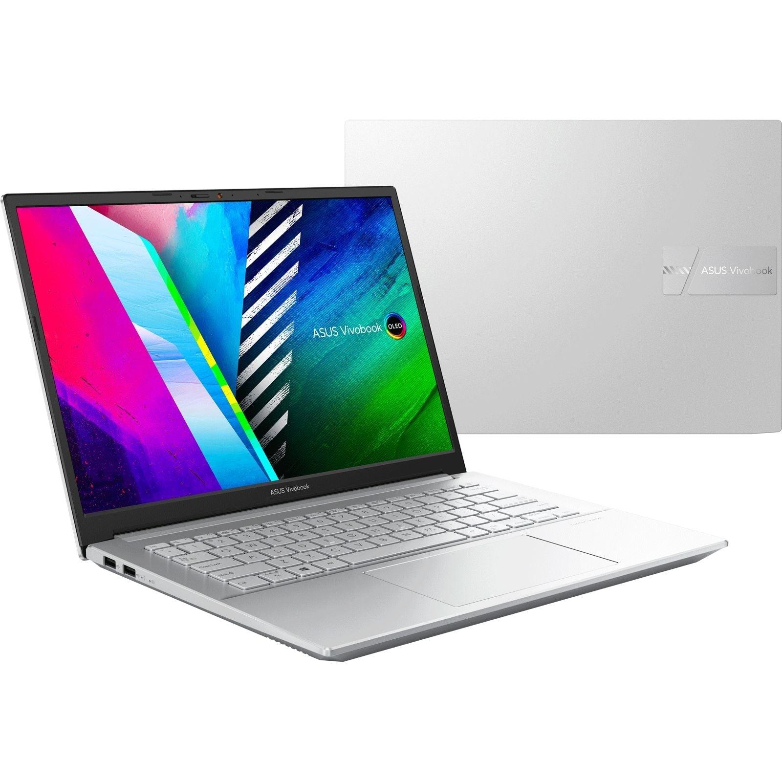 ASUS VIVOBOOK PRO 14 OLED M3401QA-KM050W LAPTOP (COOL SILVER) | 14" 2.8K | RYZEN™ 5 5600H | 8GB DDR4 | 512GB SSD | AMD RADEON | WIN11 + FREE ASUS NEREUS BACKPACK - DataBlitz