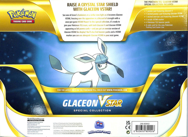 POKEMON TRADING CARD GAME GLACEON V STAR SPECIAL COLLECTION (290-80902) - DataBlitz