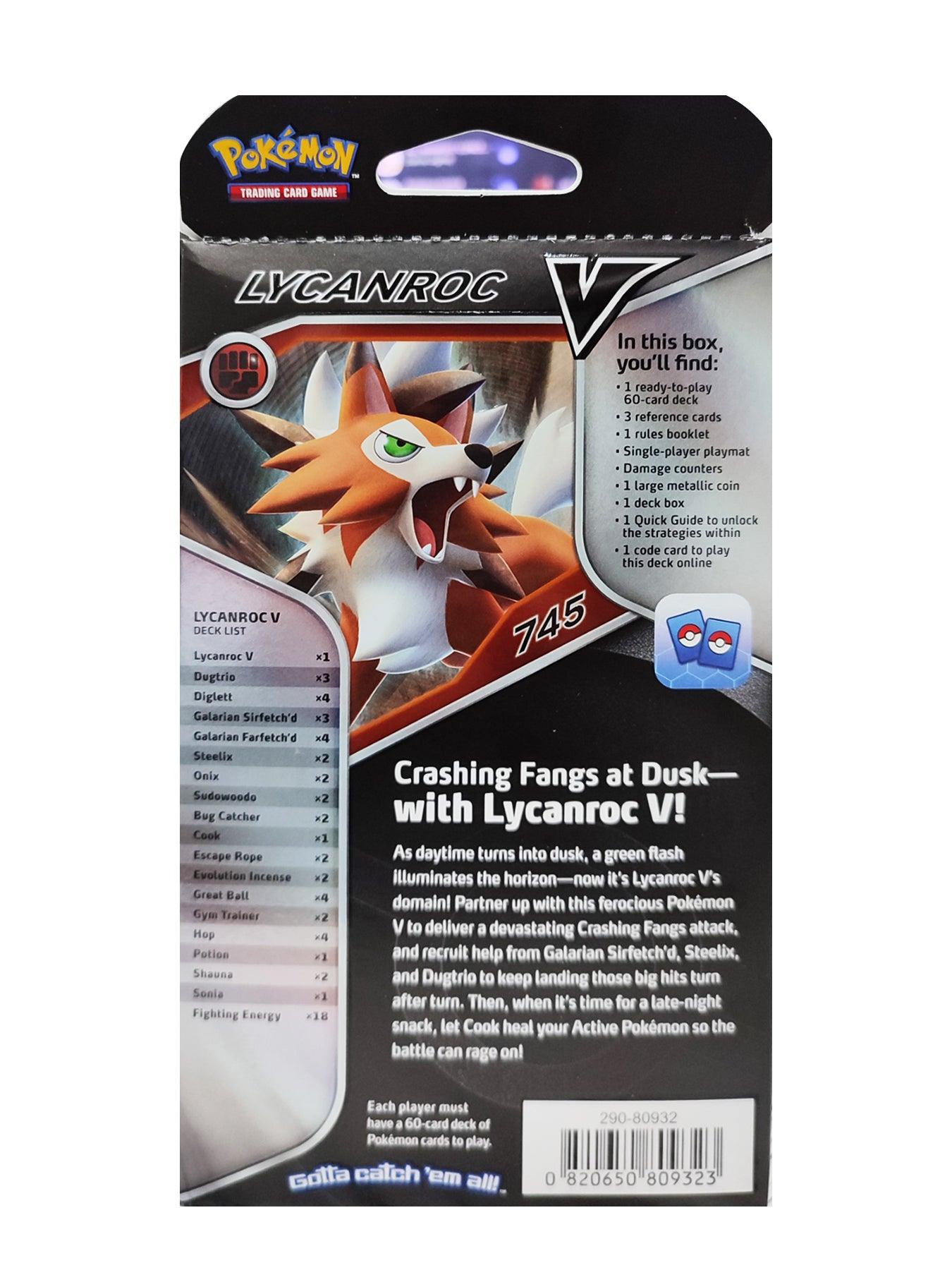 Pokemon Trading Card Game Lycanroc V Battle Deck (290-80932) Pokemon Trading Card Game Lycanroc V Battle Deck (290-80932)