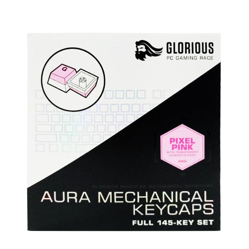 Glorious Aura Mechanical Keycaps V2 (Pixel Pink)- DataBlitz