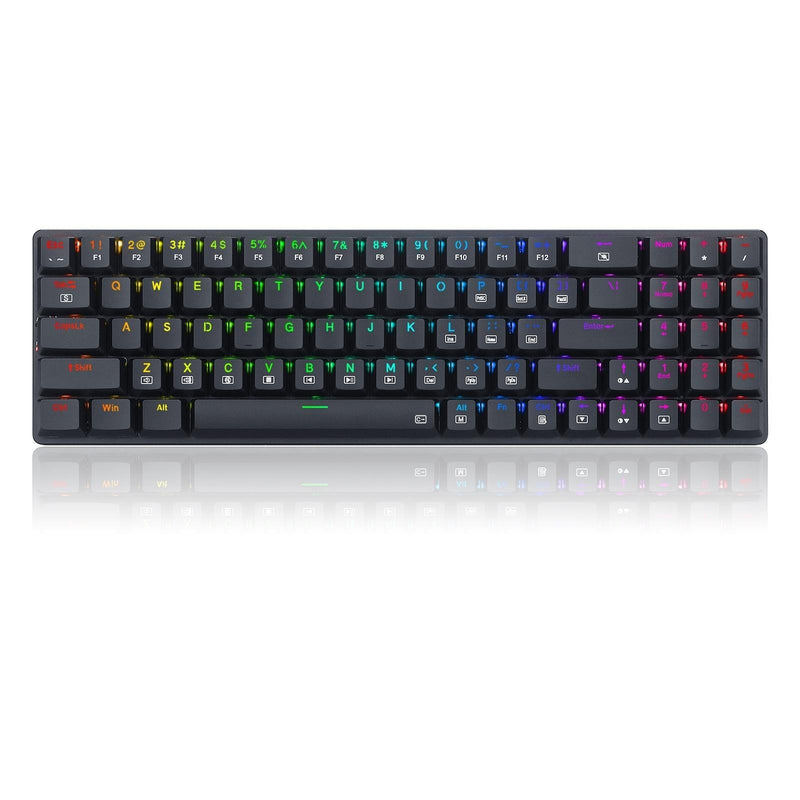 REDRAGON ASHE WIRED 78-KEY LOW-PROFILE MECHANICAL KEYBOARD (DUST-PROOF BLUE SWITCH) - DataBlitz