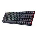 REDRAGON ASHE WIRED 78-KEY LOW-PROFILE MECHANICAL KEYBOARD (DUST-PROOF BLUE SWITCH) - DataBlitz