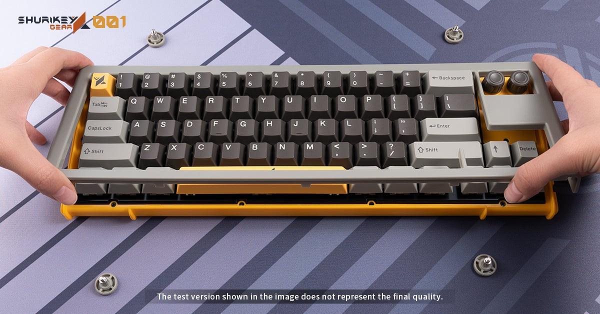 SHURIKEY SKB65 HANZO 001 MECHANICAL KEYBOARD (VARMILO EC ROSE V2) (S01A001B002C1D01E001) - DataBlitz