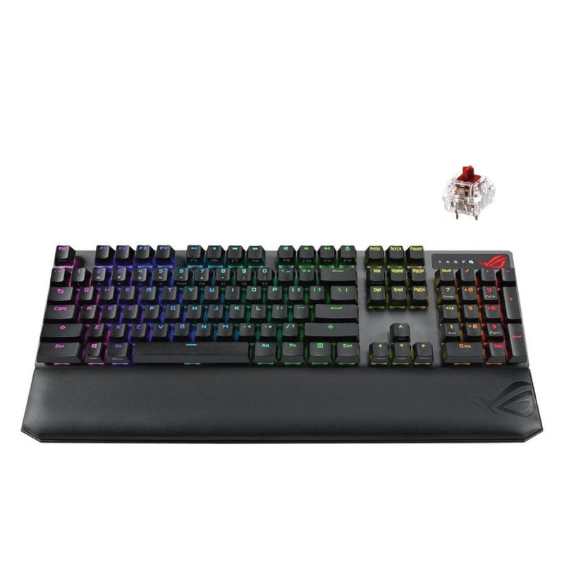 ASUS ROG Strix Scope Nx Wireless Deluxe Gaming Keyboard (ROG NX Red Mechanical Switch Linear & Swift) - DataBlitz