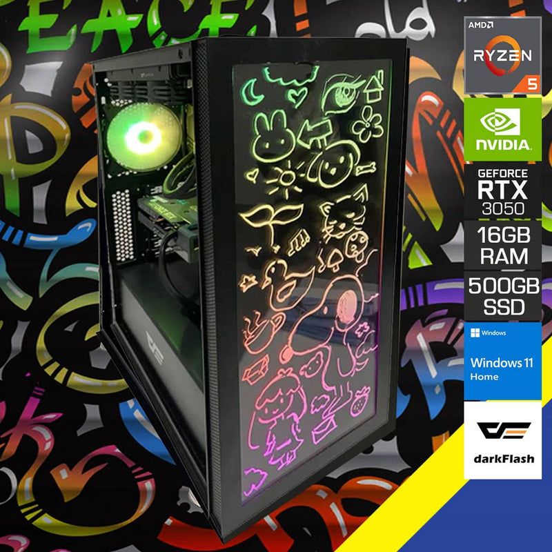 Sigma DK210 Gaming PC | Ryzen 5-5600 | 16 GB DDR4 | 500 GB RAM SSD | RTX 3050 | Windows 11 Home - DataBlitz