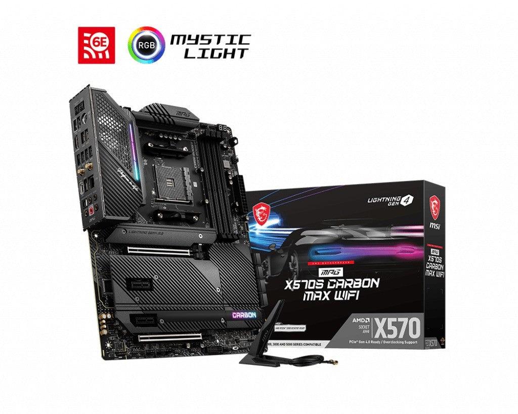 MSI MAG MPG X570S Carbon Max Wifi AMD Motherboard - DataBlitz
