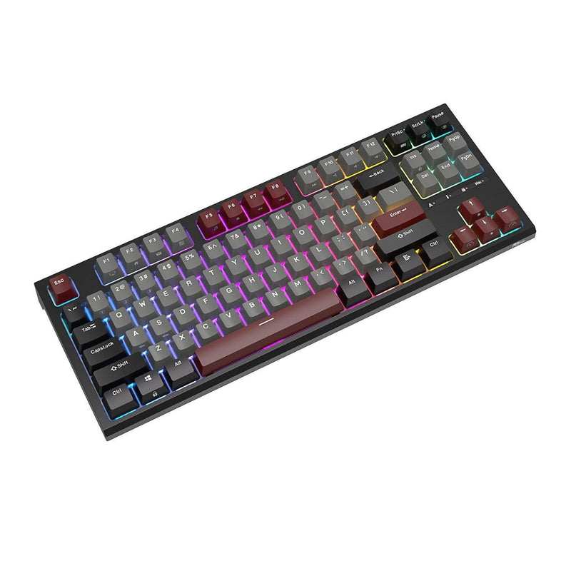 Royal Kludge RK-R87 Single-Mode RGB 87 Keys Hot Swappable Mechanical Keyboard Black (Red Switch) - DataBlitz