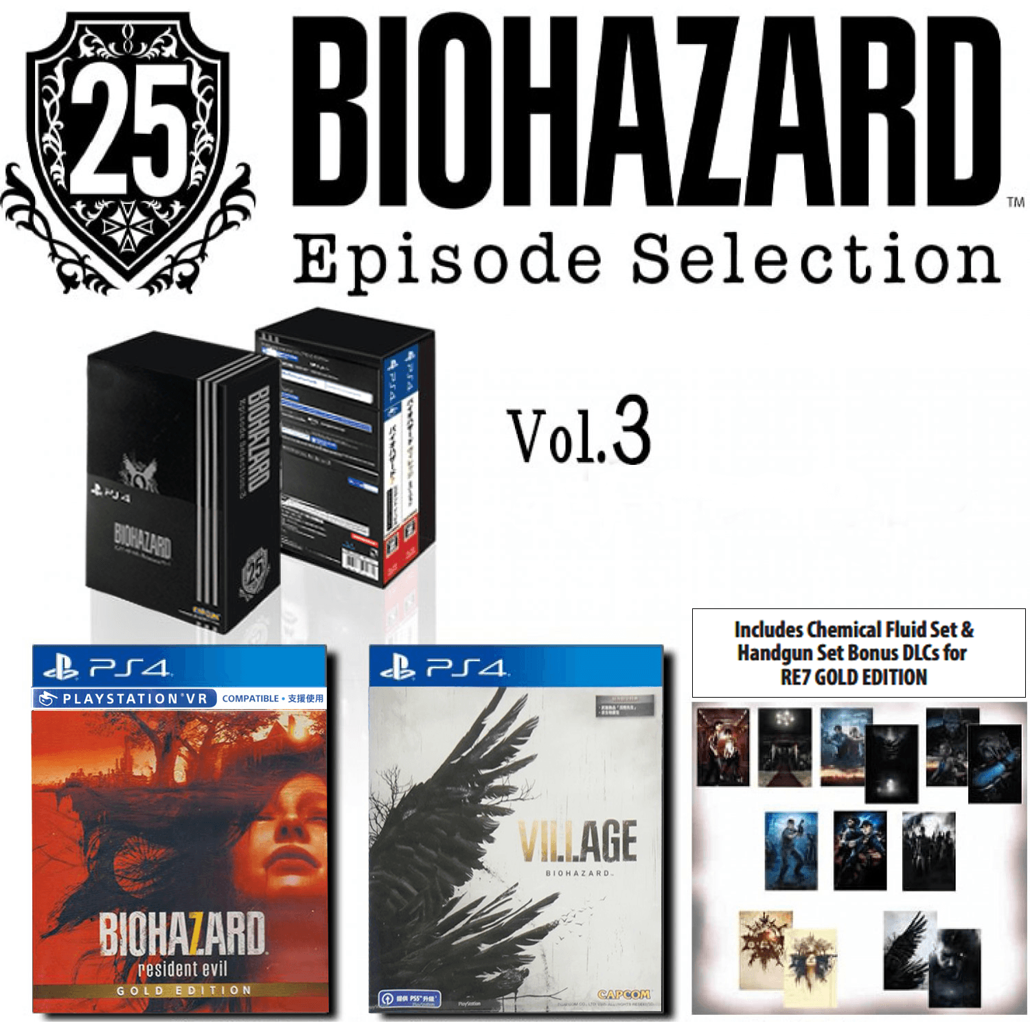 PS4 BIOHAZARD 25TH EPISODE SELECTION VOL. 3 EPISODE OF ETHAN WINTERS REG.3 - DataBlitz