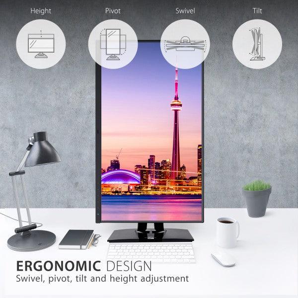 VIEWSONIC VP2785-4K 27” 4K UHD Adobe RGB ColorPro IPS Monitor W/ USB C & HDR10 - DataBlitz