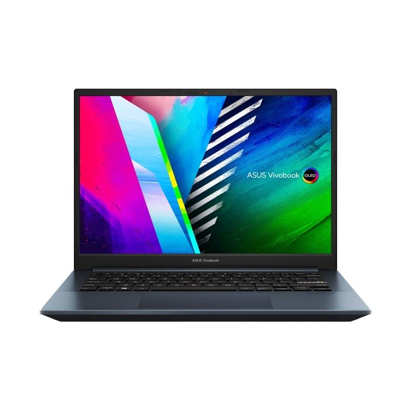 ASUS VIVOBOOK PRO 14 OLED M3401QA-KM048W LAPTOP (QUIET BLUE) | 14” 2.8K | RYZEN™ 5 5600H | 8GB DDR4 | 512GB SSD | AMD RADEON | WIN11 + ASUS BACKPACK - DataBlitz