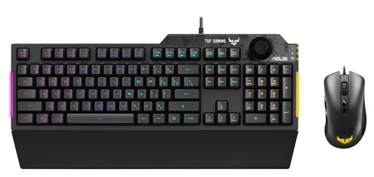 ASUS TUF GAMING K1 MECHANICAL KEYBOARD & M3 OPTICAL WIRED MOUSE COMBO (BLACK) - DataBlitz