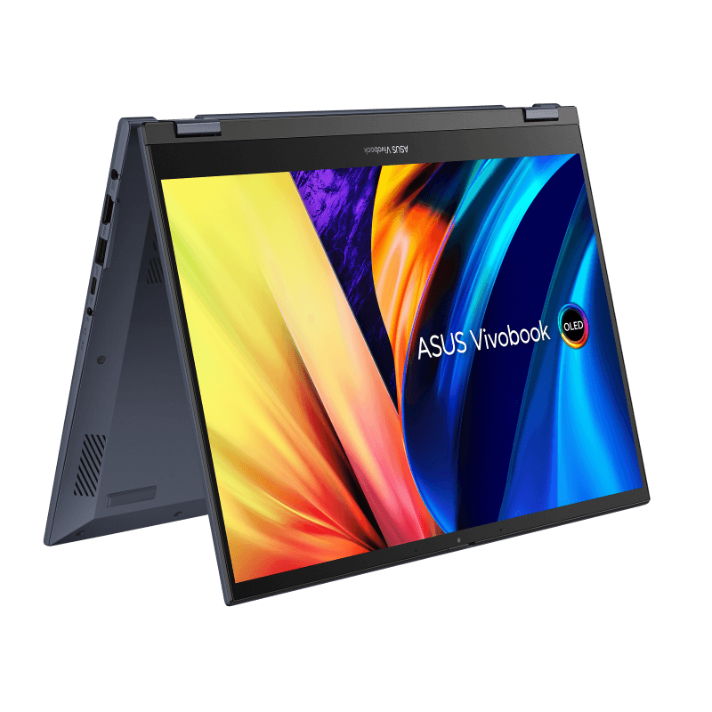 ASUS Vivobook S 14 FLIP OLED TN3402QA-KN090WS Laptop (Quiet Blue) | 14" 2.8K | Ryzen 7 5800H | 8GB DDR4 | 512 GB SSD | AMD Radeon Graphics | Windows 11 Home | MS Office H&S 2021 | Palmrest | ASUS Sleeve | Stylus Pen - DataBlitz