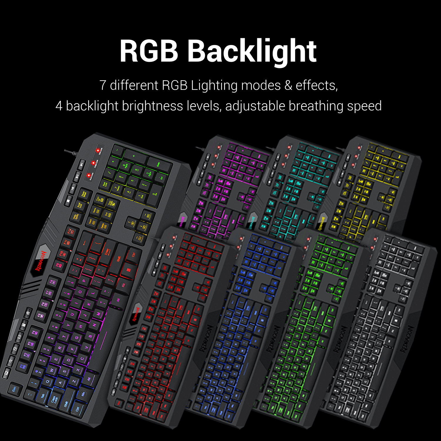 REDRAGON GAMING ESSENTIALS KEYBOARD & MOUSE 2 IN 1 SET (S101-3) - DataBlitz