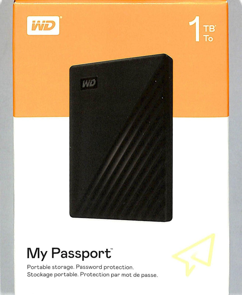 WD MY PASSPORT EXTERNAL HARD DRIVE 3.0 1TB (BLACK) + WD SOFT POUCH - DataBlitz