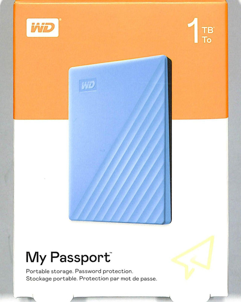 WD MY PASSPORT EXTERNAL HARD DRIVE 3.0 1TB (BLUE) + WD SOFT POUCH - DataBlitz