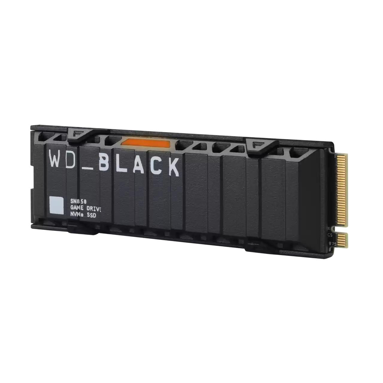 WD BLACK SN850 1TB NVME INTERNAL GAMING SSD WITH HEATSINK COMPATIBLE W/ PS5 (WDS100T1XHE) - DataBlitz
