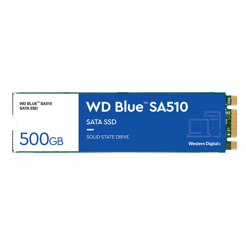 WD Blue SA510 500GB Sata SSD M.2 2280 (WDS500G3B0B-00AXS0) - DataBlitz