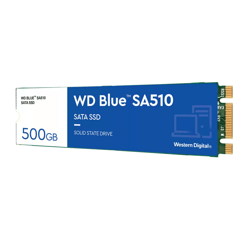 WD Blue SA510 500GB Sata SSD M.2 2280 (WDS500G3B0B-00AXS0) - DataBlitz