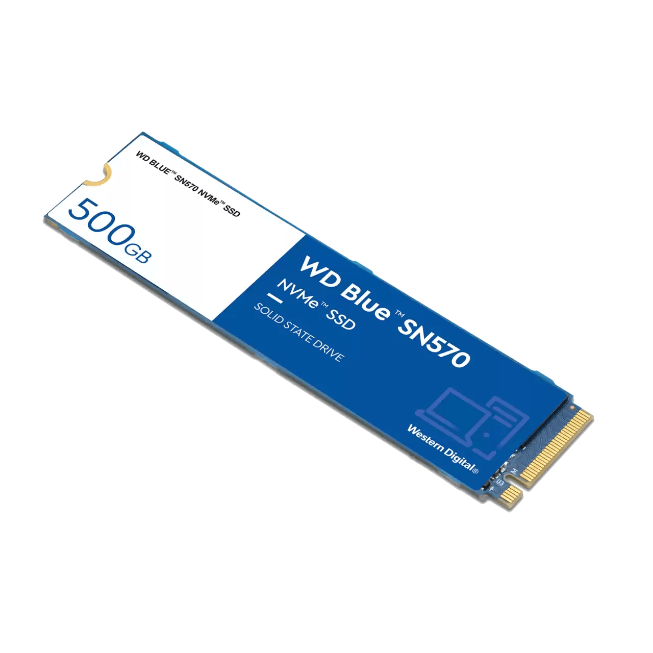 WD Blue SN570 500GB M.2 2280 PCIE GEN3 X4 NVME SSD (WDS500G3B0C) - DataBlitz