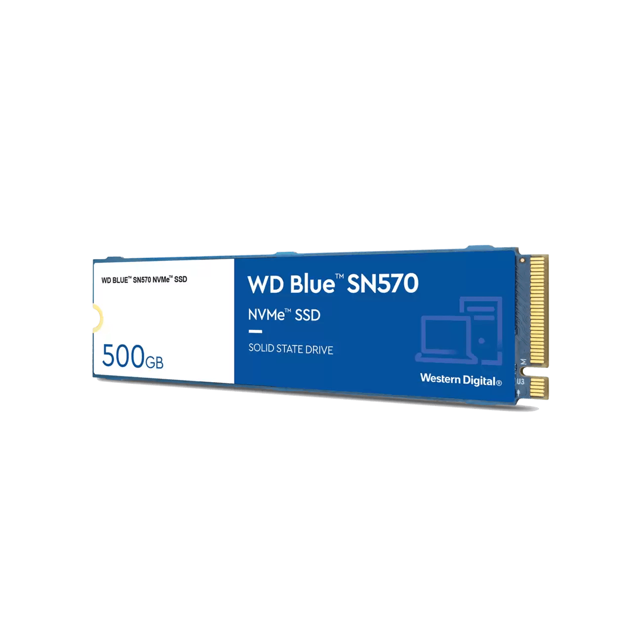 WD Blue SN570 500GB M.2 2280 PCIE GEN3 X4 NVME SSD (WDS500G3B0C) - DataBlitz