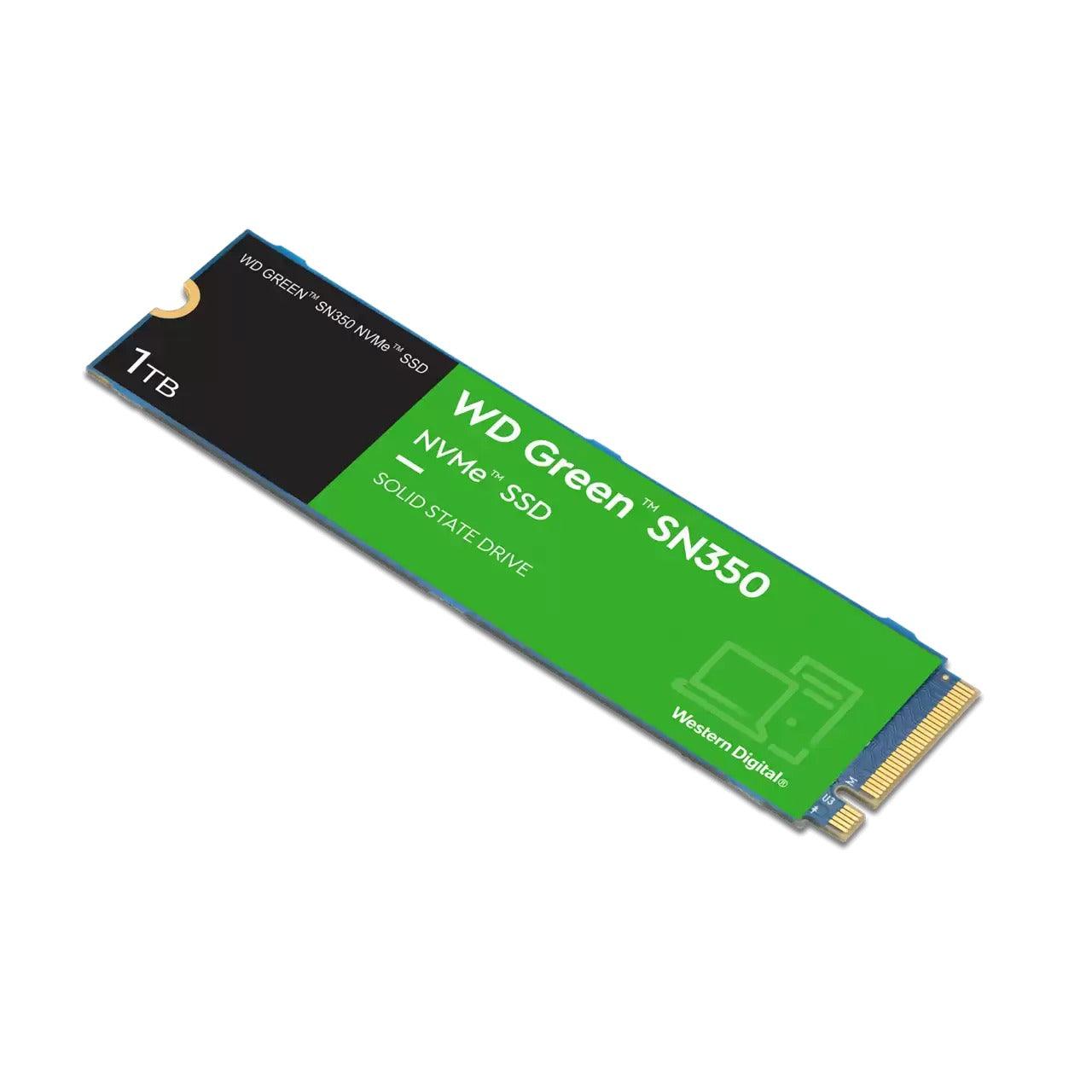 WD Green SN350 1TB M.2 2280 PCIE Internal SSD (WDS100T3G0C) - DataBlitz