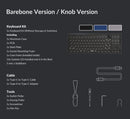 Keychron Q3 QMK Custom Mechanical Barebone Knob Wired Keyboard