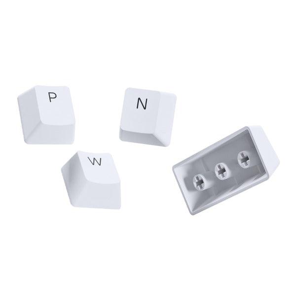 PWNAGE Ultra Custom Mechanical Keyboard Full Keycap Set Double Shot PBT (White) (UC-MK-FKS-W) - DataBlitz