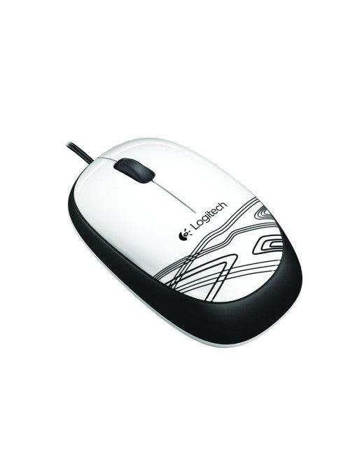 LOGITECH M105 PRECISION CORDED MOUSE (WHITE) - DataBlitz