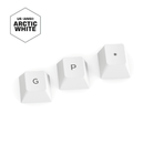 GLORIOUS PREMIUM PBT KEYCAPS (ARCTIC WHITE) - DataBlitz