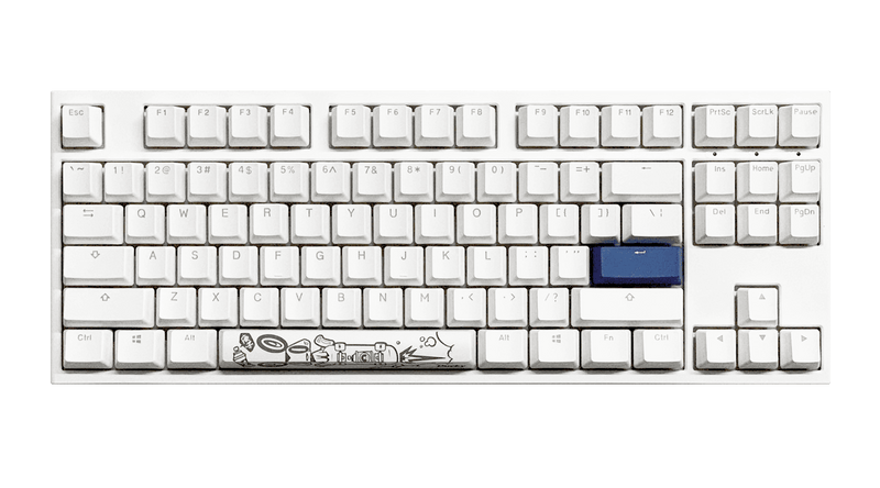 DUCKY ONE 2 TKL MECHANICAL KEYBOARD WHITE CASE (CHERRY RGB SPEED SWITCH) (DKON1787ST-PUSPDWWT1) - DataBlitz