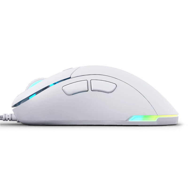 PWNAGE Ultra Custom Wired RGB Gaming Mouse Solid Sides (White) (W-UC-MC2W) - DataBlitz