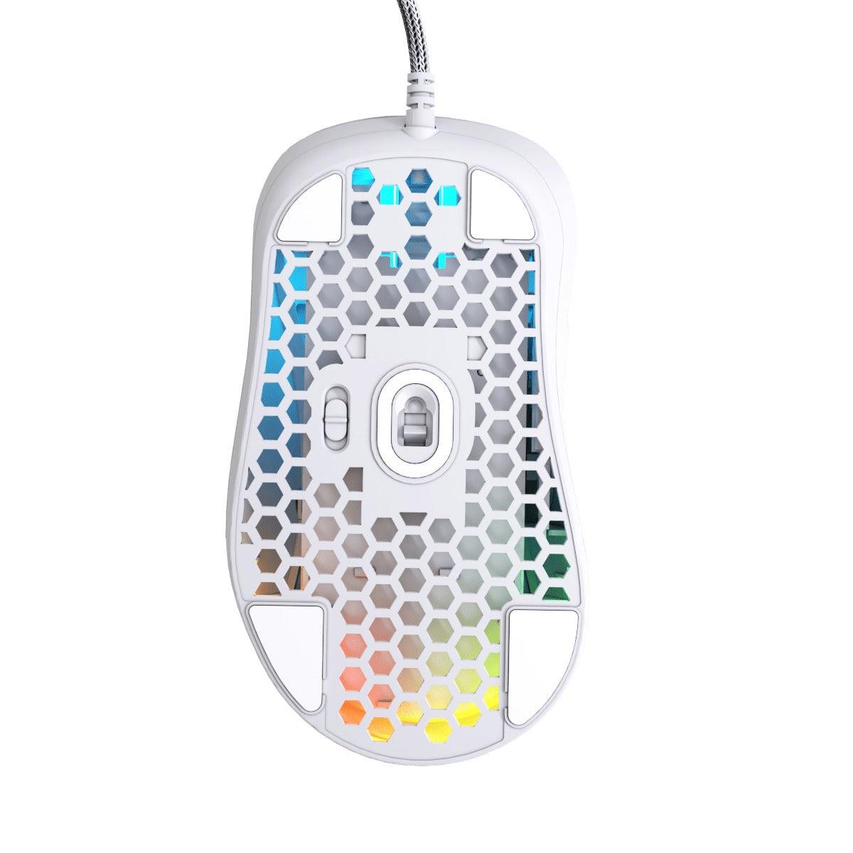 PWNAGE Ultra Custom Wired RGB Gaming Mouse Solid Sides (White) (W-UC-MC2W) - DataBlitz