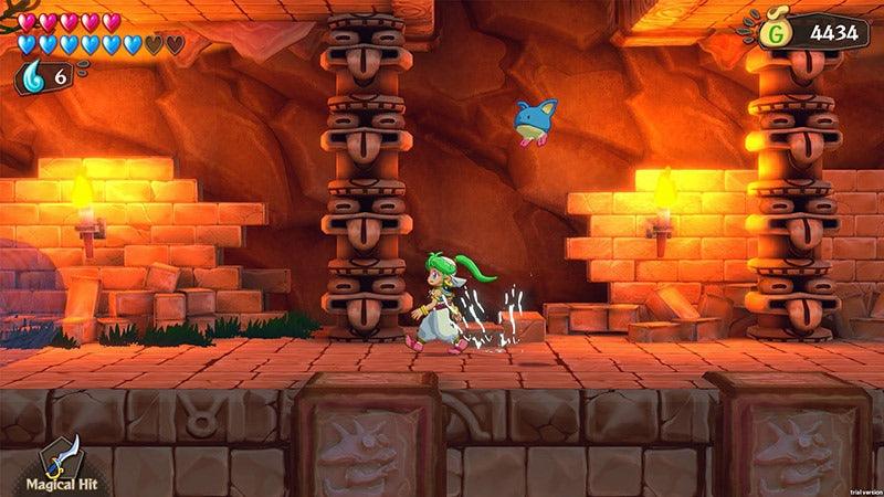 NINTENDO SWITCH WONDER BOY ASHA IN MONSTER WORLD