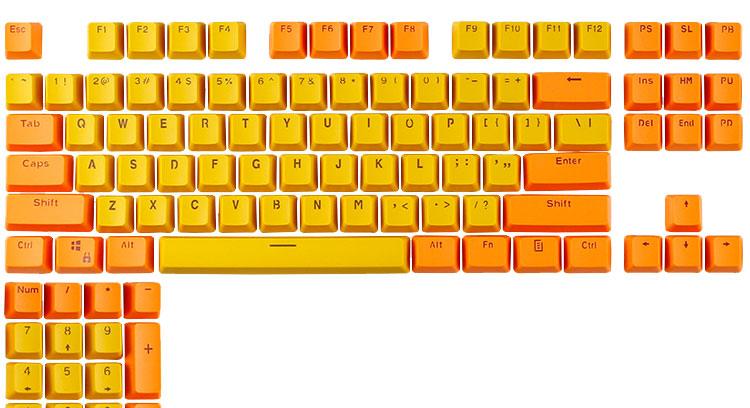 104 Doubleshot OEM PBT Keycaps (Charmander) - DataBlitz