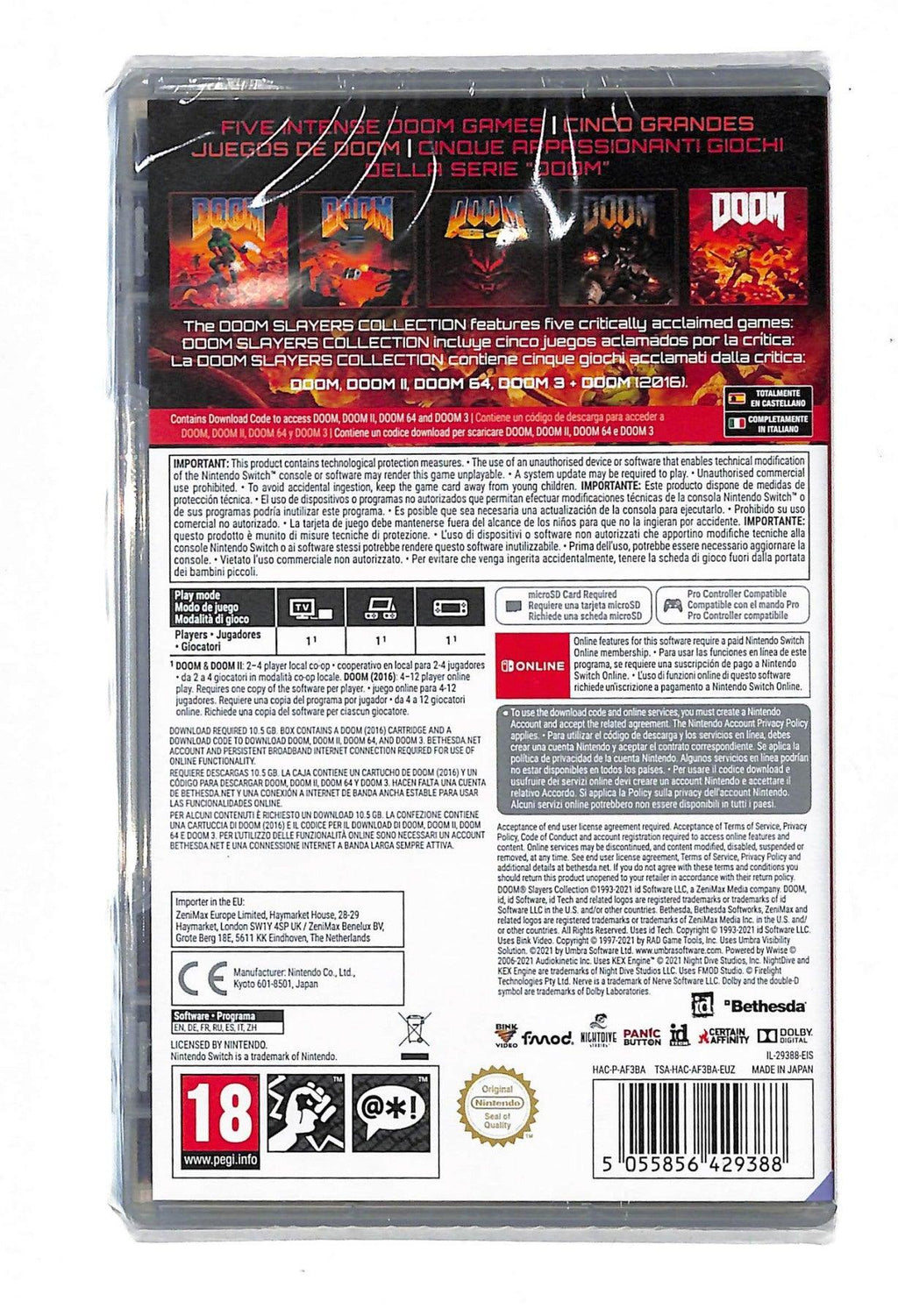 Doom Slayers Collection Disk Nintendo Switch Doom Slayers Collection (EU)