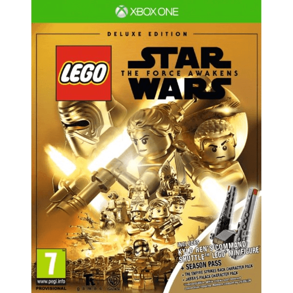 XBOX ONE LEGO STAR WARS THE FORCE AWAKENS DELUXE ED. (EU) INCLUDES KYLO REN COMMAND SHUTTLE LEGO MINI FIGURE - DataBlitz