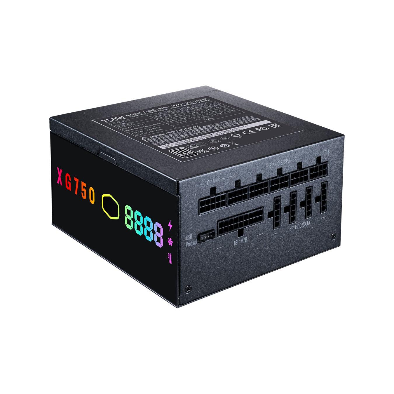 Cooler Master XG750 Plus Platinum ATX Full Modular ARGB Power Supply - DataBlitz