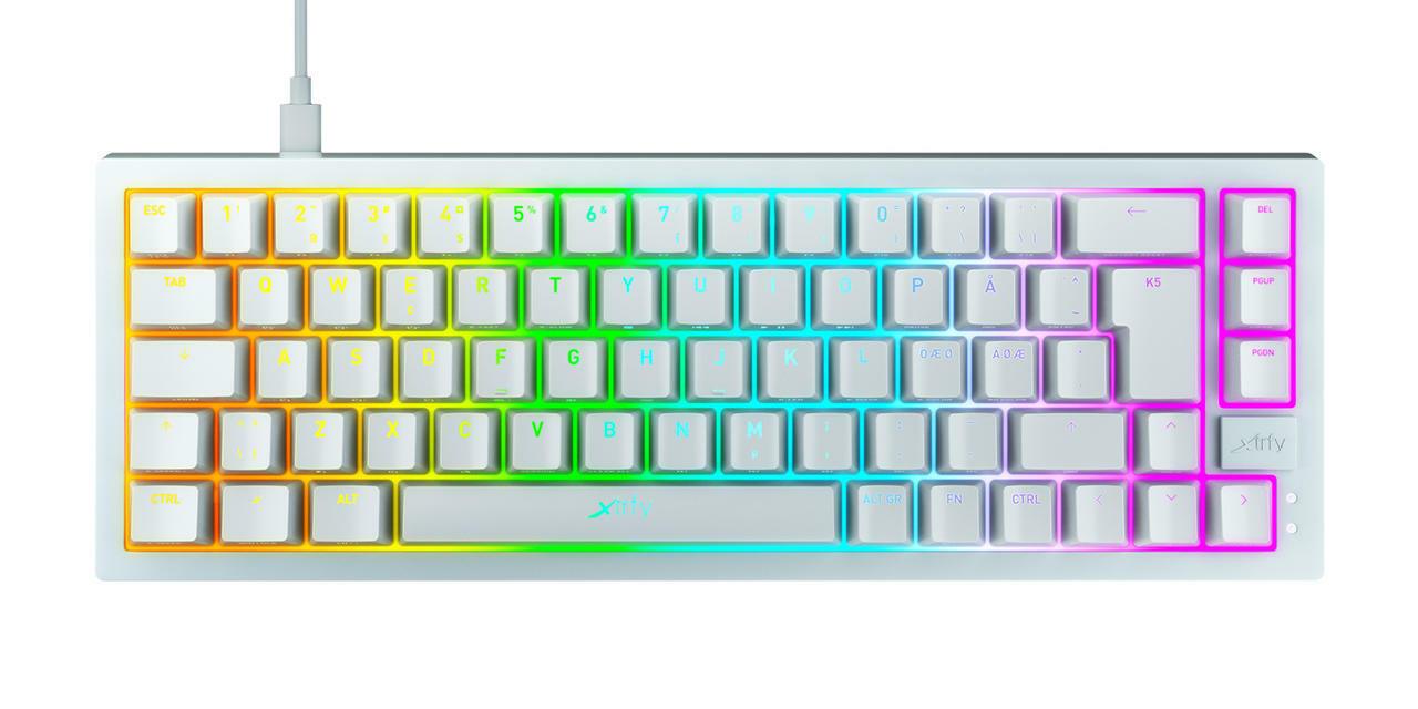 Xtrfy K5 RGB Compact 65% Mechanical Gaming Keyboard (White) - DataBlitz