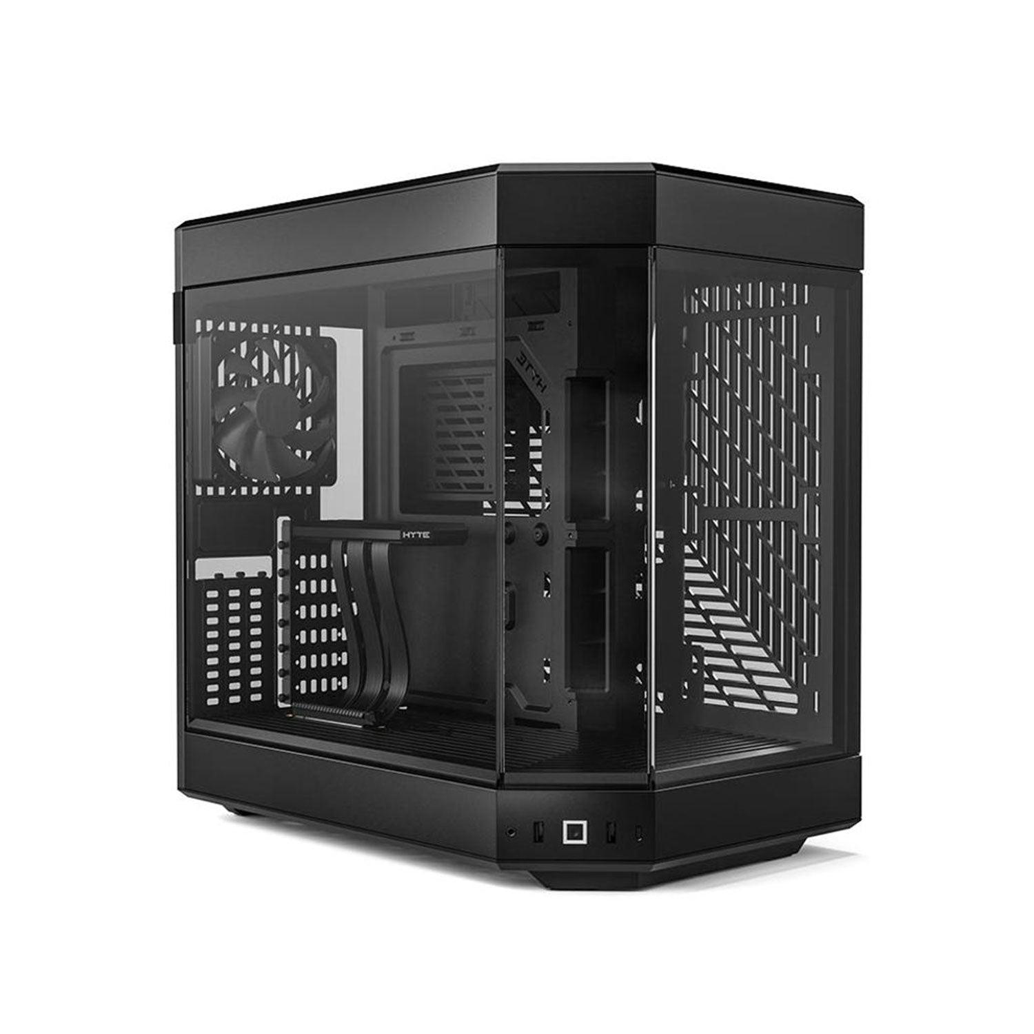 Hyte Y60 Dual Chamber Mid-Tower ATX Modern Aesthetic Case (Black/Black) - DataBlitz