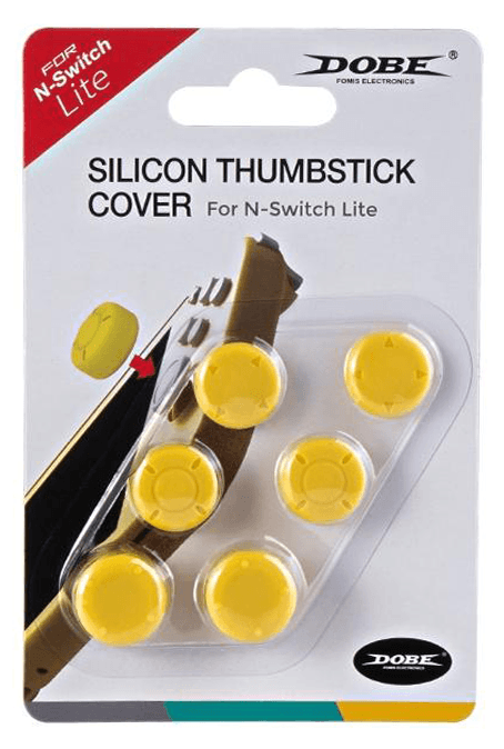 DOBE NSW SILICON THUMBSTICK COVER FOR N-SWITCH LITE (YELLOW) (TNS-877C) - DataBlitz