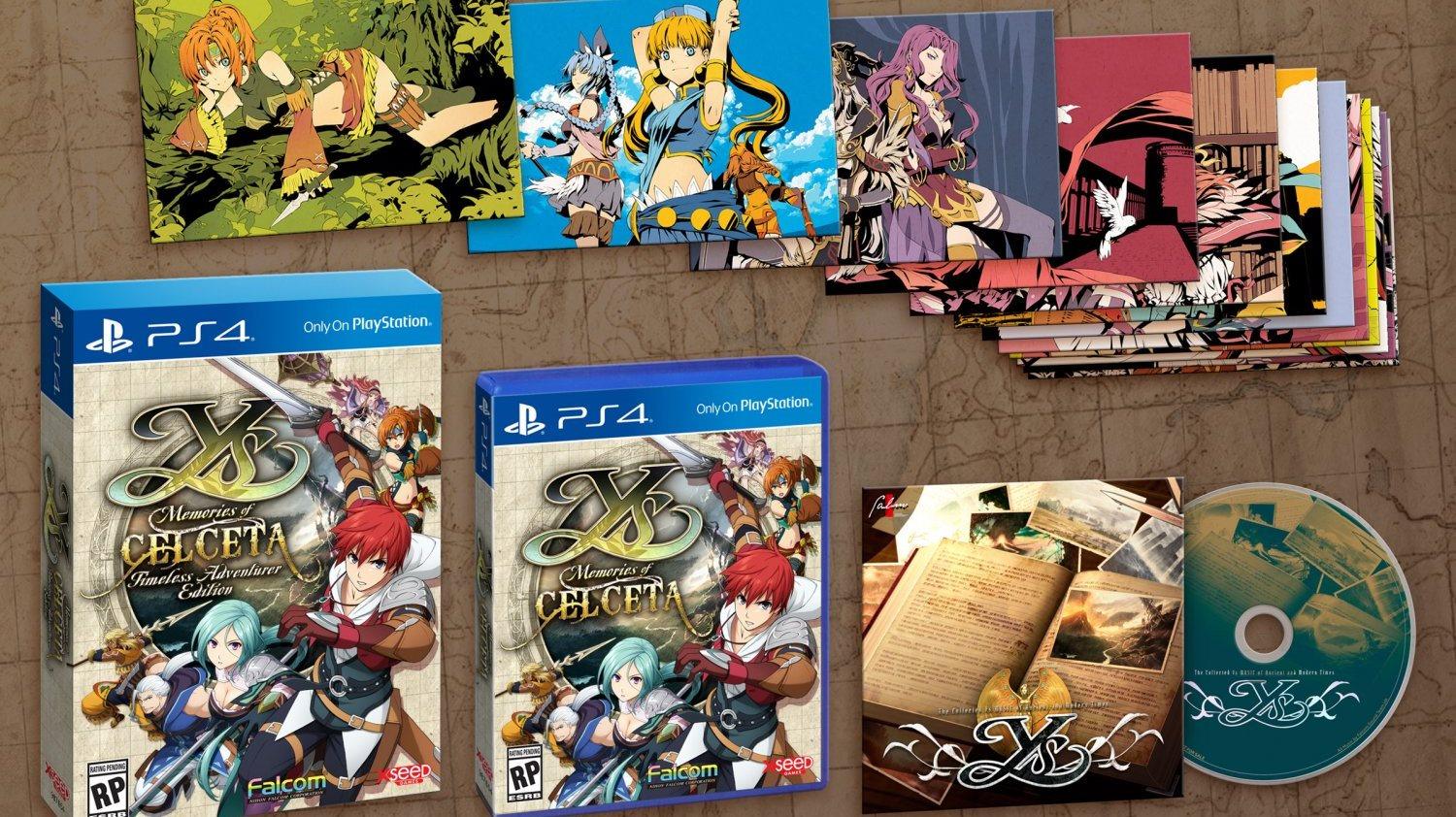 PS4 YS MEMORIES OF CELCETA TIMELESS ADVENTURER EDITION ALL - DataBlitz