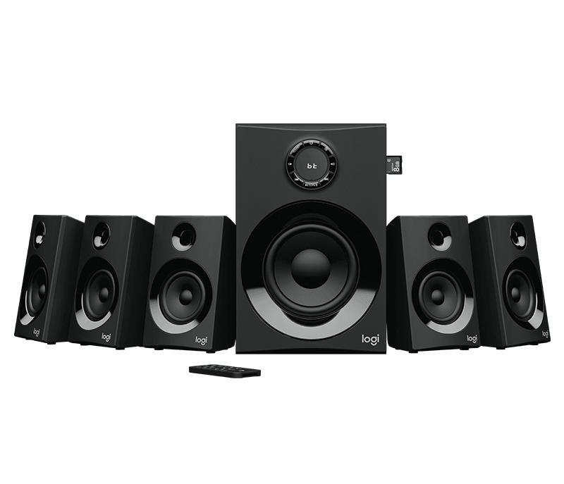 LOGITECH Z607 5.1 SURROUND SOUND SPEAKERS 160 WATTS WITH BLUETOOTH - DataBlitz